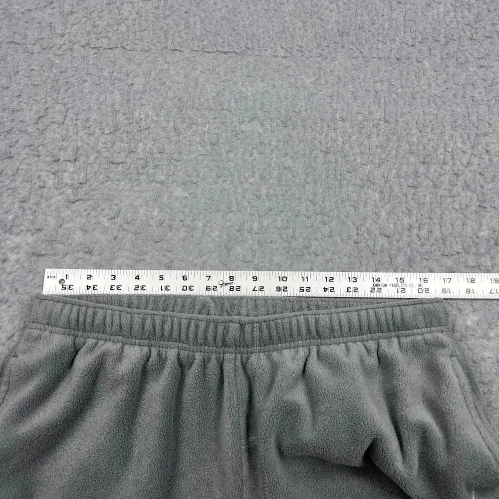 VTG Nike Baggy Sweatpants Men's XL Gray‎ Tag Heavy Fleece Ankle Zip Joggers Y2K